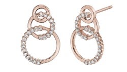 winter diamond drop earrings from michael m