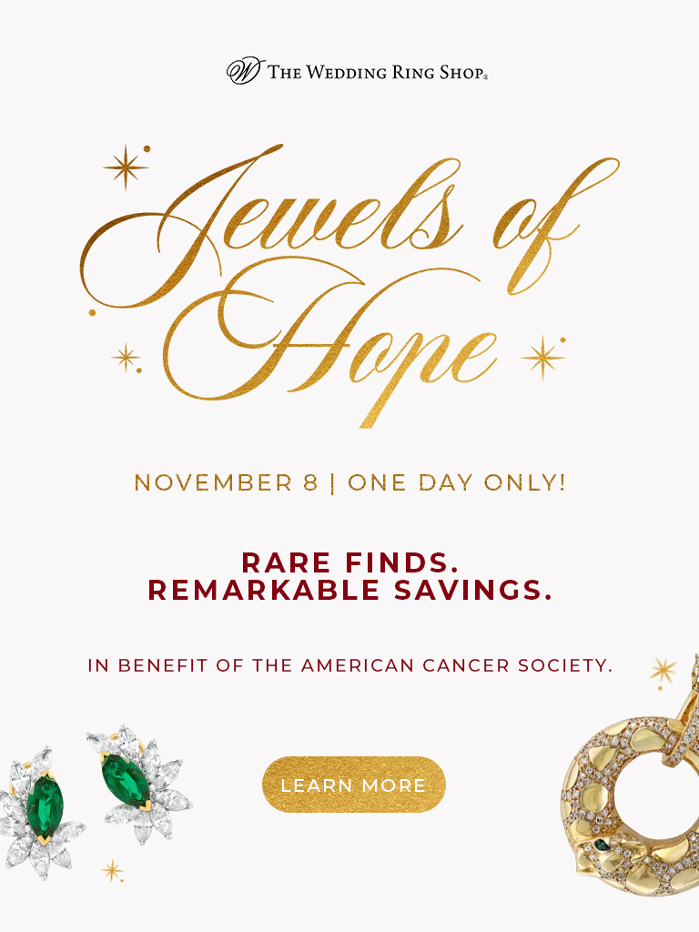 Jewels of Hope banner featuring fine jewelry